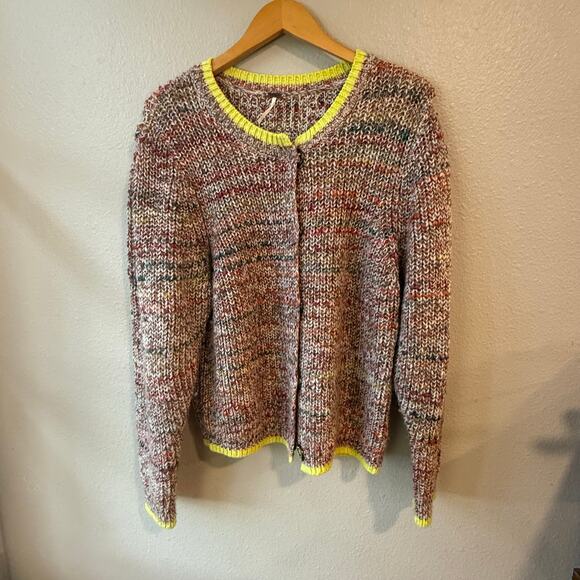 Free People Walk On Cardigan Sweater by Cardi Size XL - Picture 1 of 6